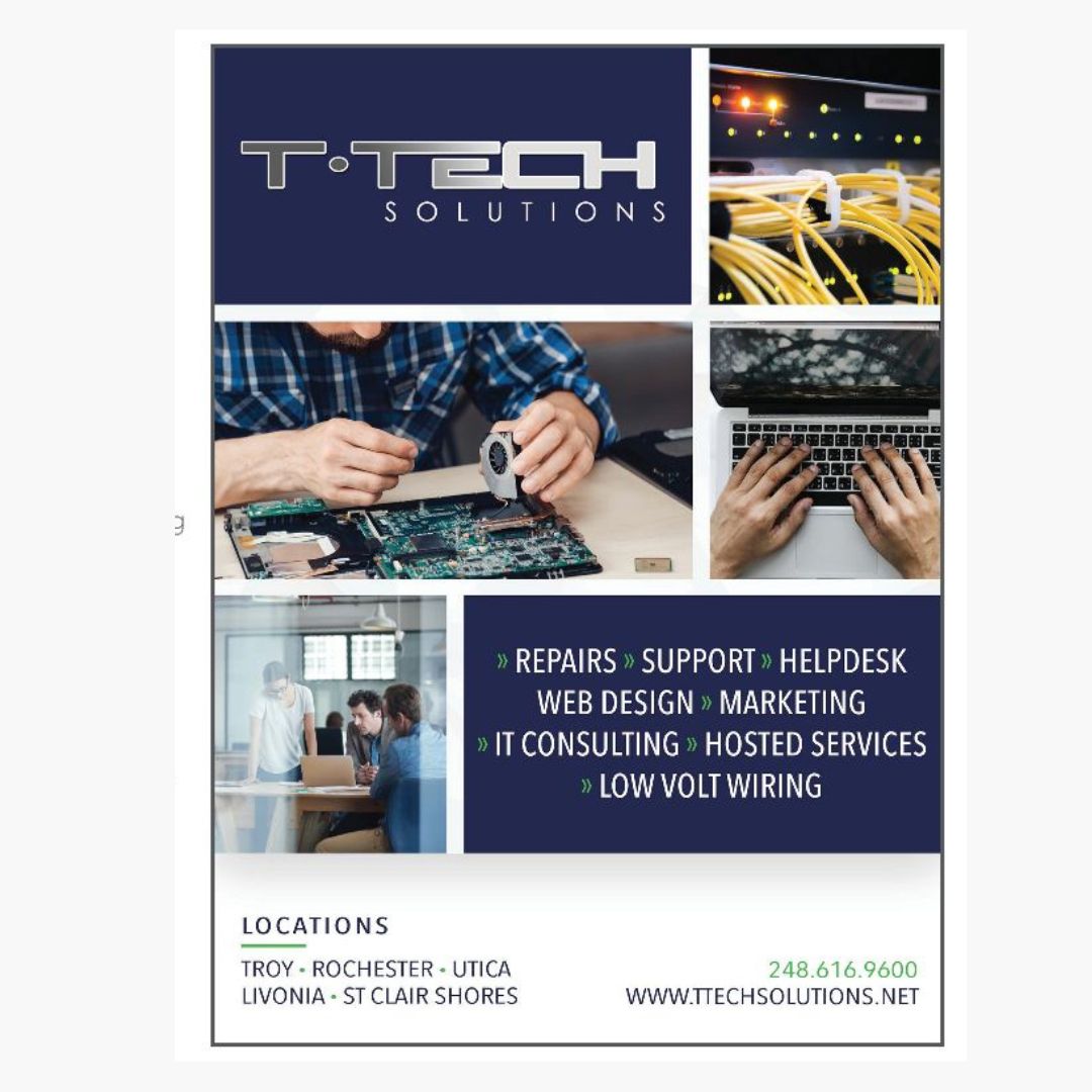 A flyer for tytech solutions.