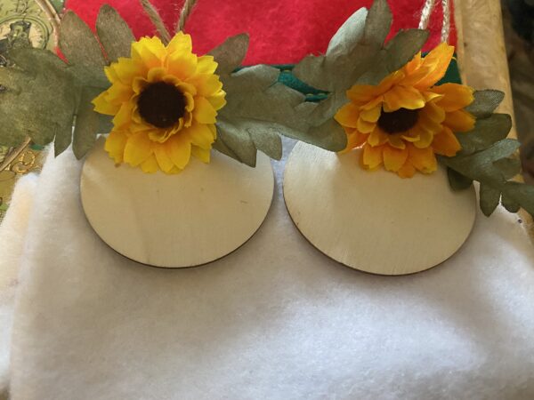 #CyberMonday Sunflower Ornaments (2)